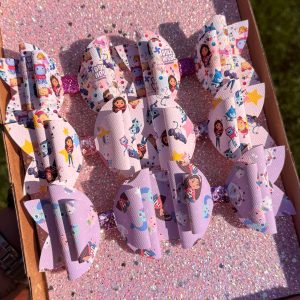 Feline Friends Handmade Hair Bow Gift Set