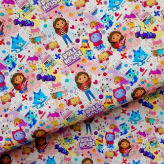 Dollhouse 001 Canvas Fabric Sheet