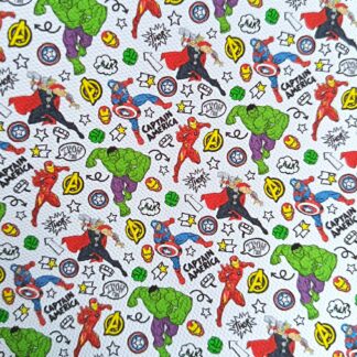 Heroes 017 Canvas Fabric Sheet