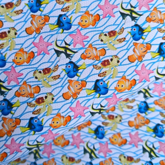 Pixar Movies 020 Canvas Fabric Sheet