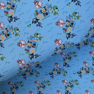 PJ Masks Canvas Fabric Sheet A4 280gsm