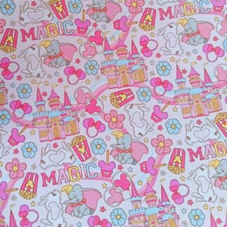 Disney 008 Canvas Fabric Sheet