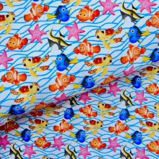 Ocean Friends 005 Canvas Fabric Sheet