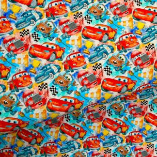 Cars 008 Canvas Fabric Sheet