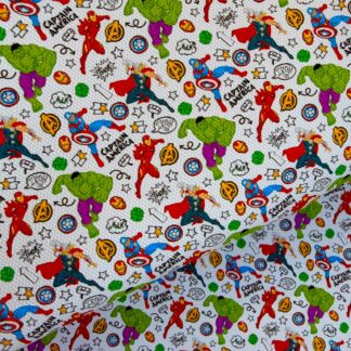 Heroes 017 Canvas Fabric Sheet