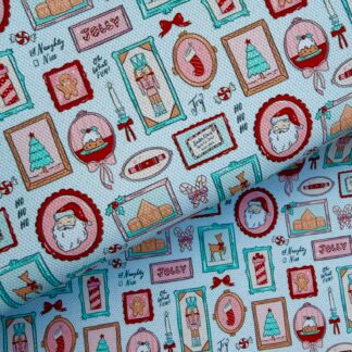 Christmas 002 Canvas Fabric Sheet
