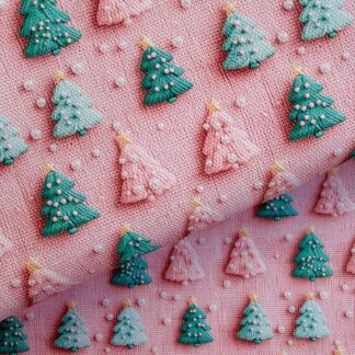 Christmas Trees 003 Canvas Fabric Sheet