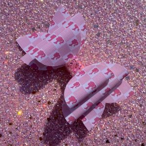 Pretty Pink Doll Handmade Hair Bow Single Bow