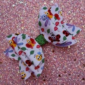 Cute Bugs Handmade Hair Bow Single Bow