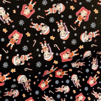 K Pop Christmas 010 Canvas Fabric Sheet