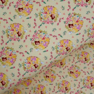 Princess Christmas 001 Canvas Fabric Sheet