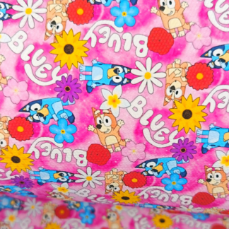 Blue Dog 033 Canvas Fabric Sheet