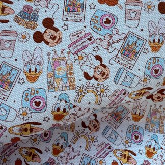 Magical Kingdom Canvas Fabric Sheet A4 280gsm