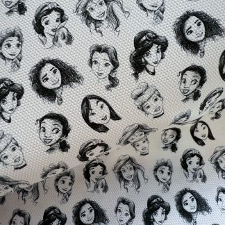 Princess Canvas Fabric Sheet A4 280gsm