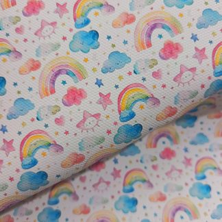 Rainbow 020 Canvas Fabric Sheet