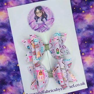 Taylor Swift Hair Bows Matching Set