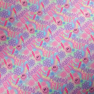 Mamas Girl 002 Canvas Fabric Sheet