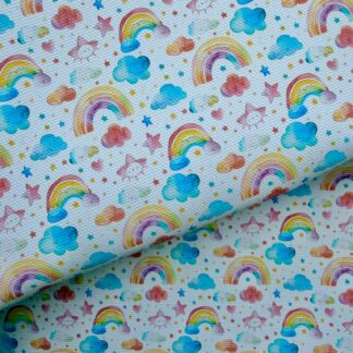 Rainbow 020 Canvas Fabric Sheet