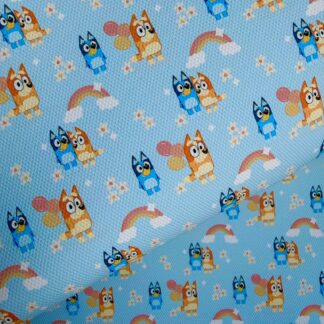 Blue Dog 060 Canvas Fabric Sheet