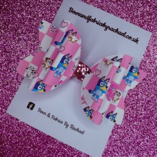 Blue Dog 005 Hair Bow