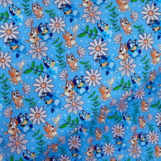 Blue Dog 030 Canvas Fabric Sheet
