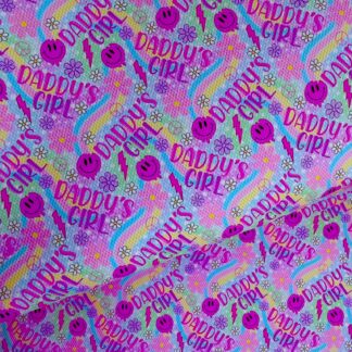 Daddys Girl 002 Canvas Fabric Sheet
