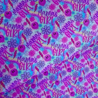 Mamas Girl 002 Canvas Fabric Sheet