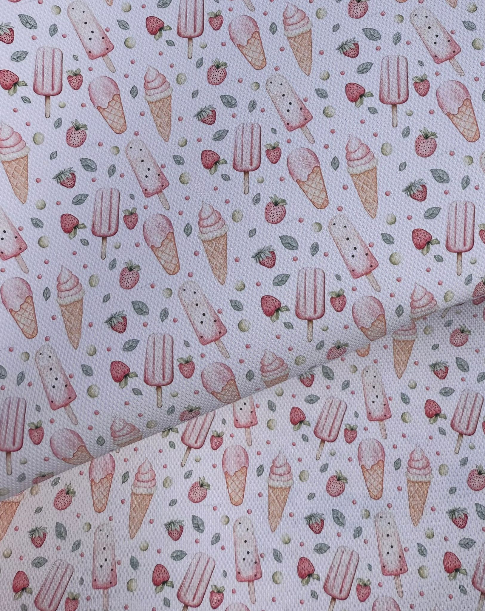 Summer Vibes 001 Canvas Fabric Sheet A4 280gsm