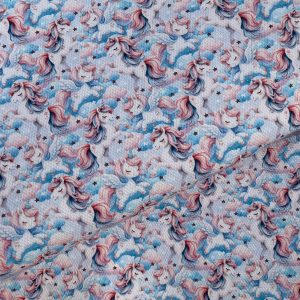 Unicorn 001 Canvas Fabric Sheet A4 280gsm