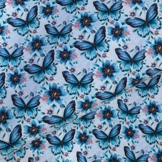 Butterflies & Flowers Canvas Fabric Sheets