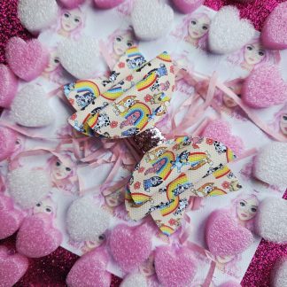 Blue Dog 006 Hair Bow