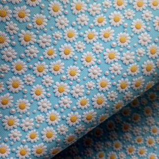 3D Effect Daisy Canvas Fabric Sheet A4 280gsm