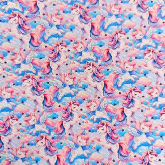 Unicorn 001 Canvas Fabric Sheet