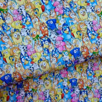 Blue Dog 042 Canvas Fabric Sheet