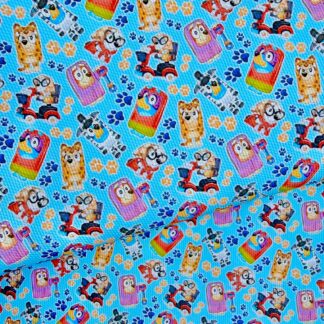 Blue Dog 044 Canvas Fabric Sheet