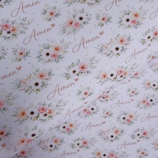 Amen 001 Canvas Fabric Sheet