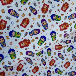 K Pop 002 Canvas Fabric Sheet