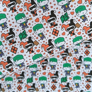 Villains 001 Canvas Fabric Sheet