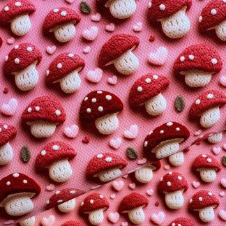 Mushrooms 001 Canvas Fabric Sheet