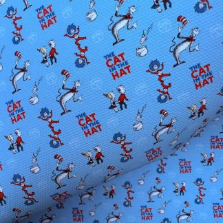 Cat In The Hat Canvas Fabric Sheet A4 280gsm