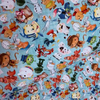 Disney Movies 030 Canvas Fabric Sheet A4 280gsm