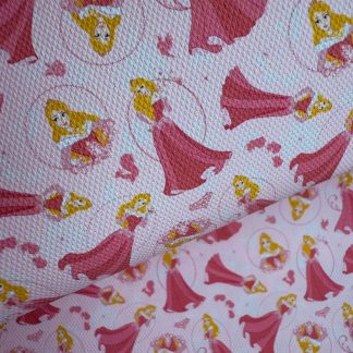 Disney Princess Aurora Canvas Fabric Sheet A4 280gsm