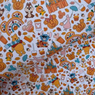Halloween 094 Canvas Fabric Sheet A4 280gsm