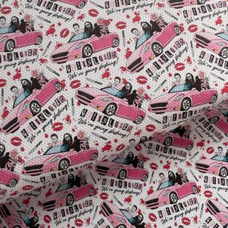 Halloween 047 Canvas Fabric Sheet A4 280gsm