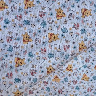 Friends In The Woods 004 Canvas Fabric Sheet A4 280gsm