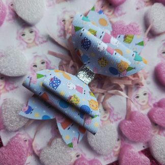 Peppa Birthday Party Hair Bow