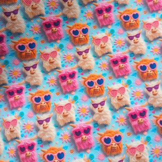 Animals 034 Canvas Fabric Sheet