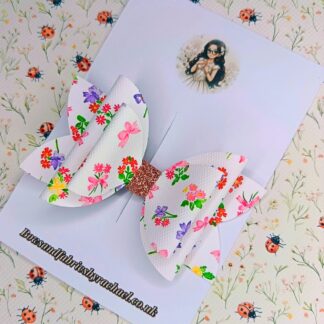 Floral Bows 003 Hair Bow