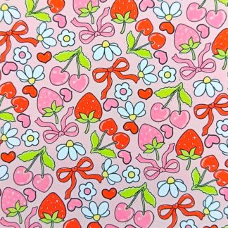 Bows 013 Canvas Fabric Sheet