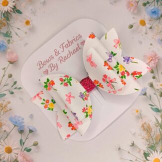 Floral Bows 003 Hair Bow